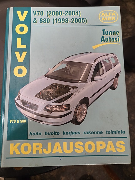 Volvo V70 S80 korjausopas 2000–2004 / 1998–2005