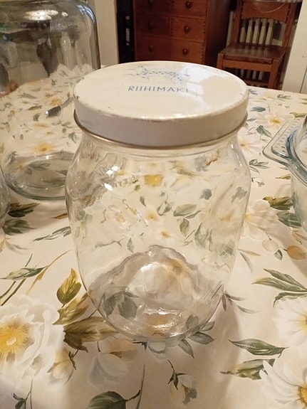 Riihimäen lasi lasipurkki