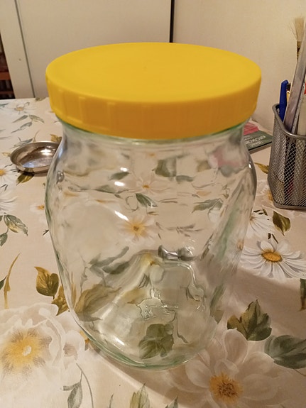 Riihimäen lasi ilves purkki