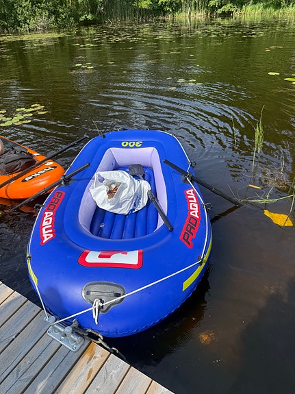 Pro Aqua 300 kumivene sininen