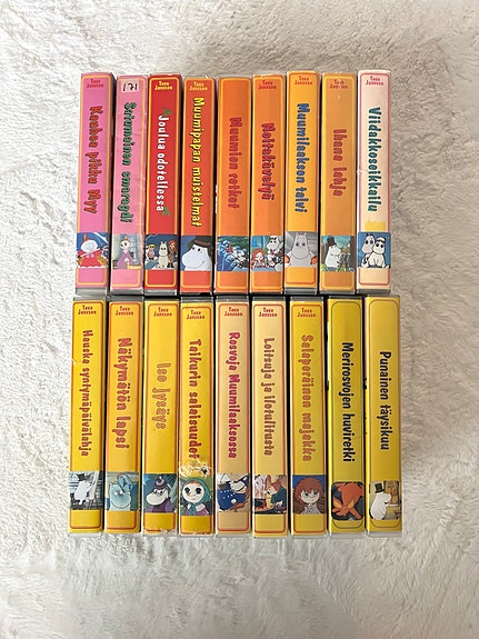 Muumi VHS 18 kpl