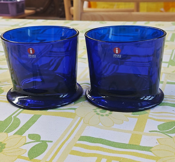 Iittala Boy koboltinsiniset lasit