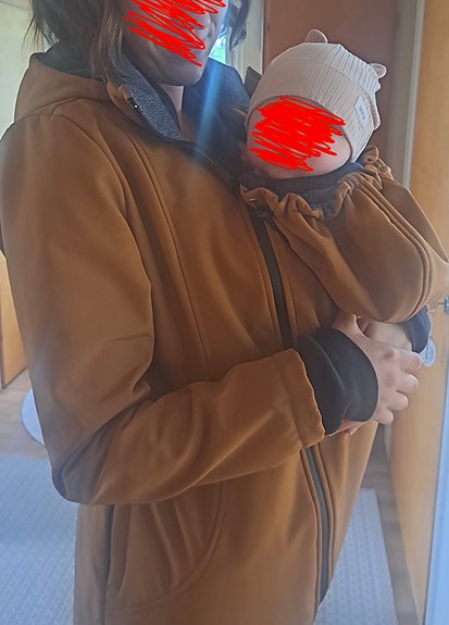 4in1 kantotakki / äitiystakki koko 36-38