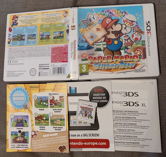 Paper Mario Sticker Star 3DS