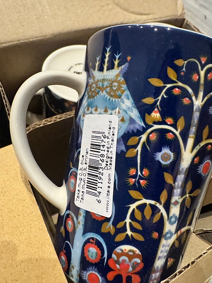 Iittala Taika mukit sininen setti
