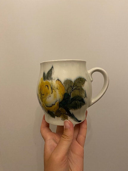 Käsin maalattu Arabian muki