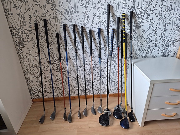 Lasten ja juniorien golf-mailoja: raudat, putteri, puu 1