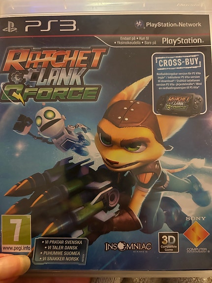 Ratchet & Clank: QForce (PS3) CIB - Naarmuton suomiversio