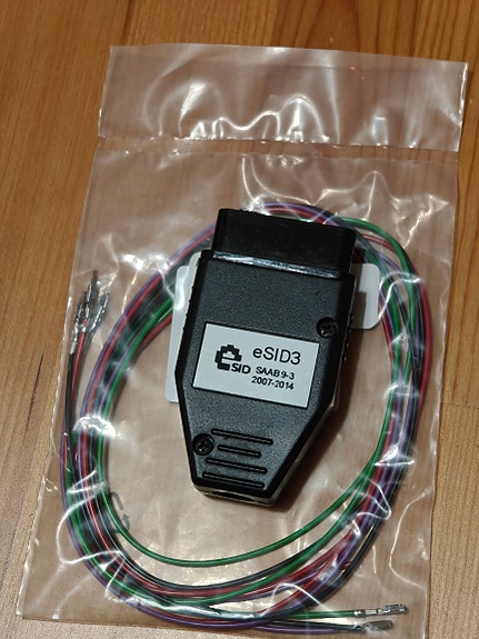eSID 3 -obd-palikka Saab 9-3 2007->
