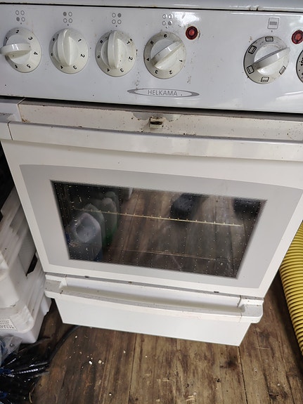 käytetty liesi, käytetyt merkinnät, puhdas 50 cm leveä
