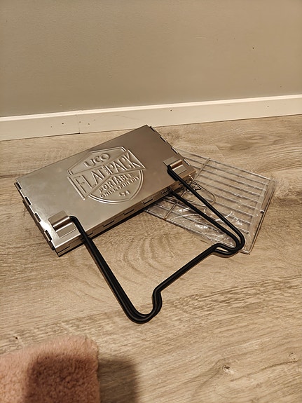 UCO Flatpack Portable Stainless Steel Grill and Fire Pit
