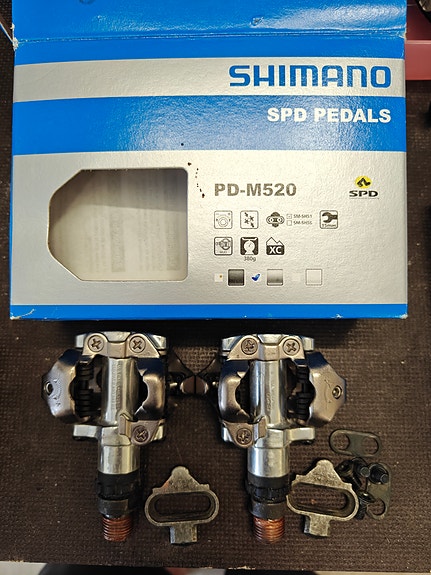 Shimano PD-M520 2-puoliset lukkopolkimet
