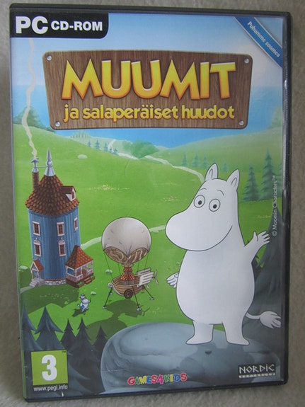 Muumit ja salaperäiset huudot PC-peli