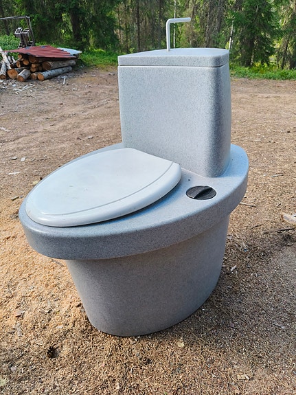 Biolan Kuivakäymälä harmaa wc-istuin