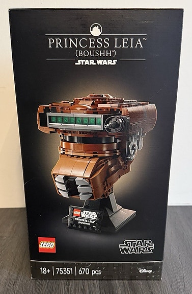 LEGO Star Wars Princess Leia (Boushh) Helmet - 75351 - Uusi & avaamaton