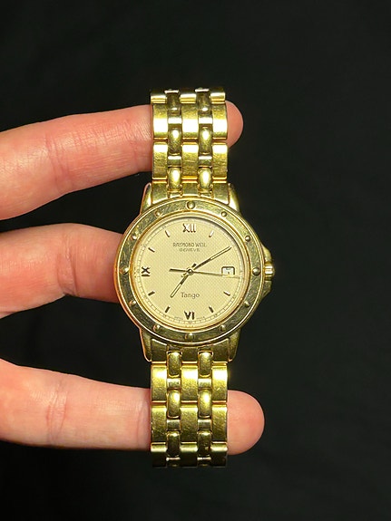 Raymond Weil miesten rannekello kultainen