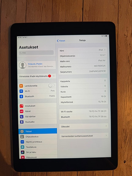 iPad Air 16GB Wi-Fi