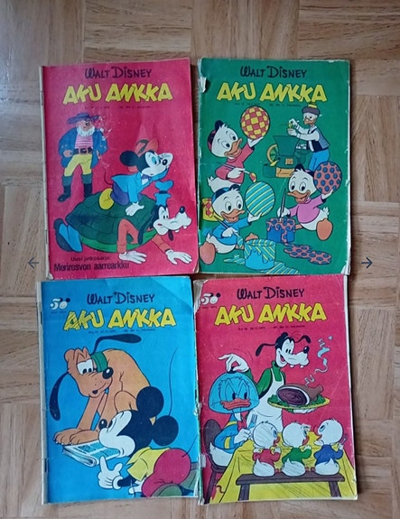Aku Ankka lehtiä 1973. 1977