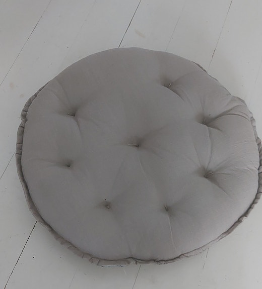 Pyöreä istuintyyny beige 38 cm