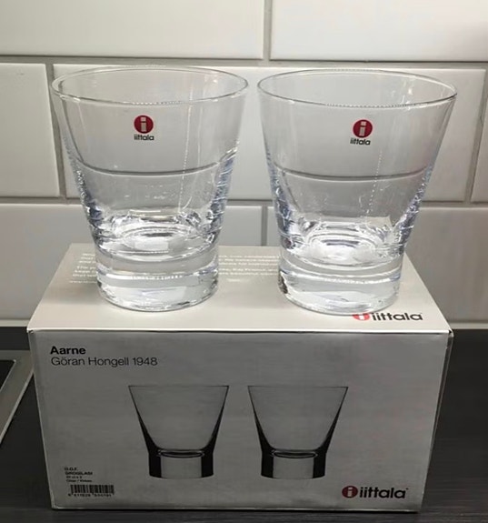 Iittala Aarne grogilasi 2kpl