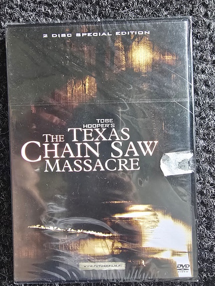 The Texas Chain Saw Massacre DVD elokuva muoveissa
