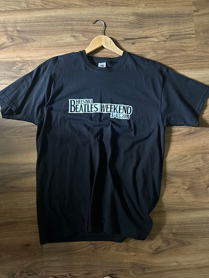 Beatles Weekend t-paita XL musta