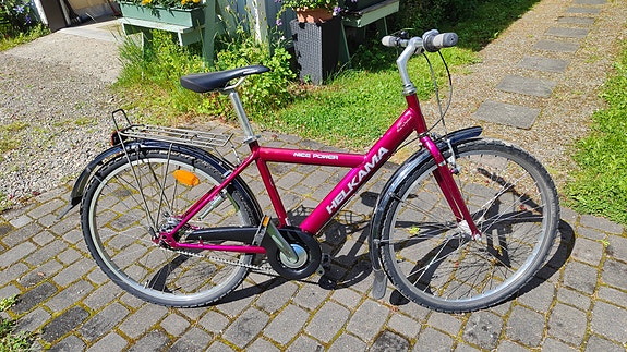 Helkama Nice Power naisten pyörä 26" punainen