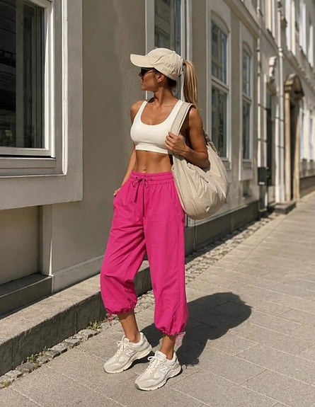 Caprihousut 36–38 (S–M) fuksia Seppälä