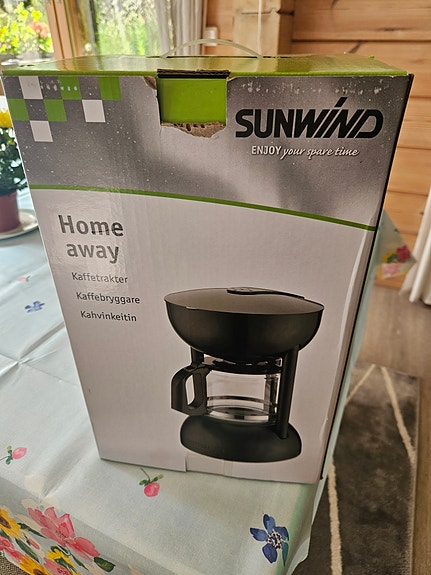 Sunwind Home Away kahvinkeitin musta