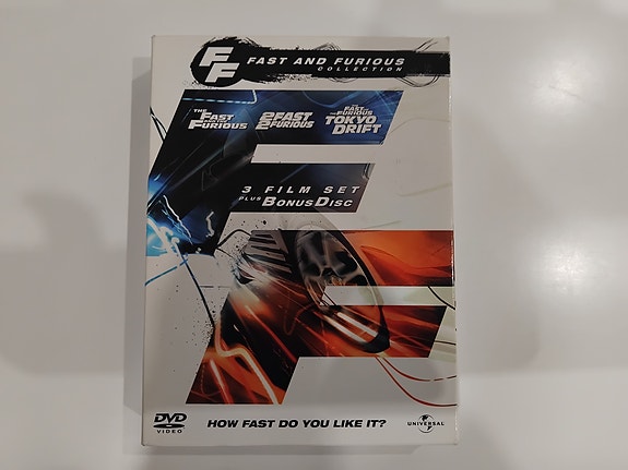 DVD elokuva sarja Fast and furious