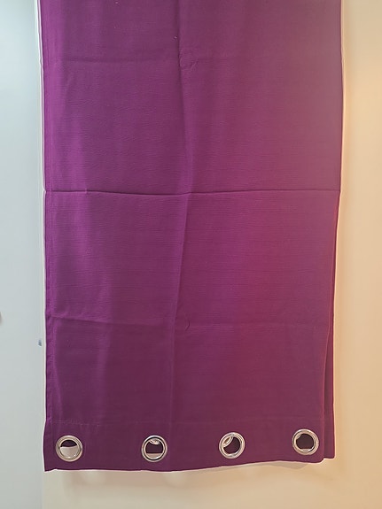 IKEA verho 2kpl rengaskiinnityksellä violetti