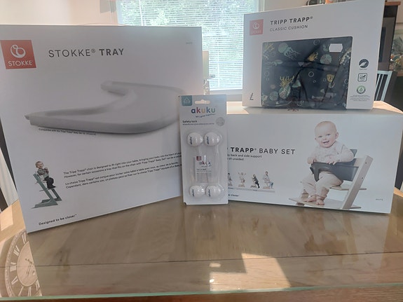 Tripp Trapp baby set ja tarjotin