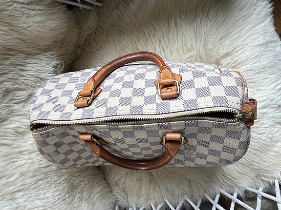 Louis Vuitton Speedy laukku nahkaa ruutukuosilla naiset