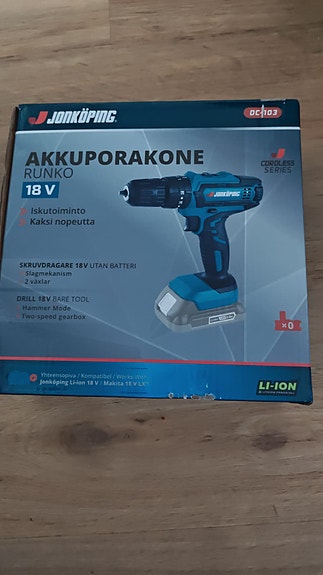 Akkuporakone Jonköping 18V Li-ion runko | Makita yhteensopiva