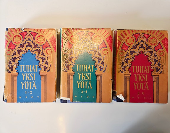 Tuhatyksi yötä osat 1-6 (WSOY 1956-1957)
