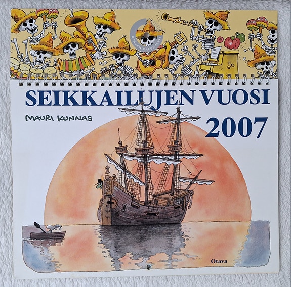 Mauri Kunnas kalenteri Seikkailujen vuosi 2007