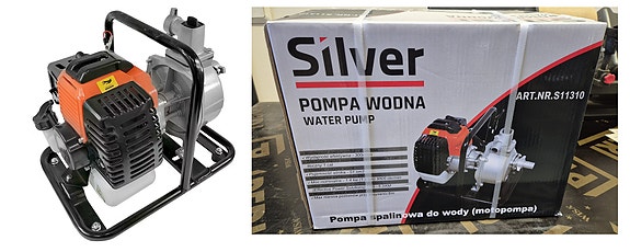 Polttomoottori vesipumppu 1"