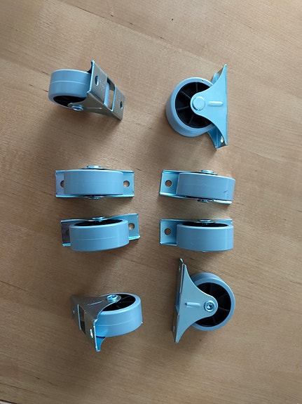Ikean Hemnes sohvasängyn levitysosan pyörät
