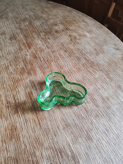 Iittala Aalto lasikulho vihreä