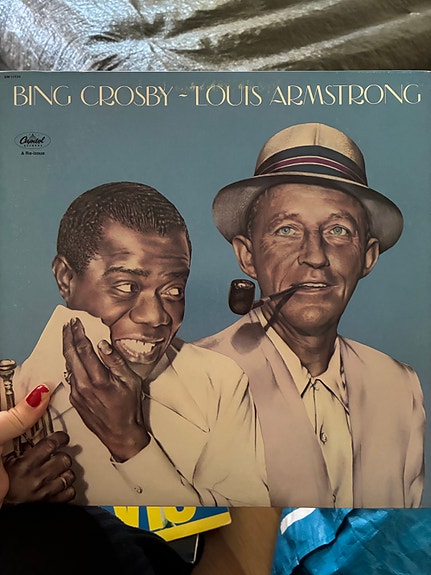 Bing Crosby Louis Armstrong LP-levy
