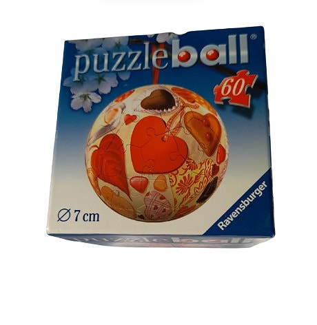 Ravensburger Puzzleball palapeli 60 palaa Sydän 3D-palapeli pallo