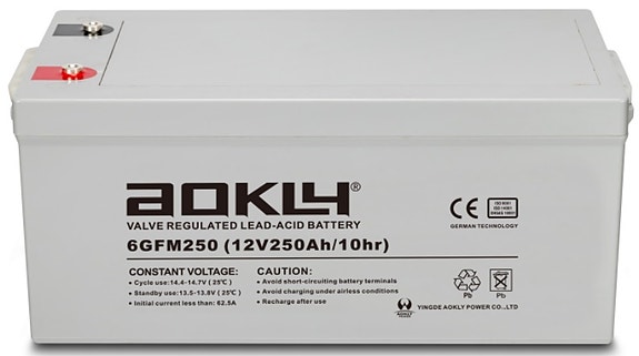 AGM akku 250Ah Aokly Power, rahtivapaa 40 kaupunkiin, uusi, takuu