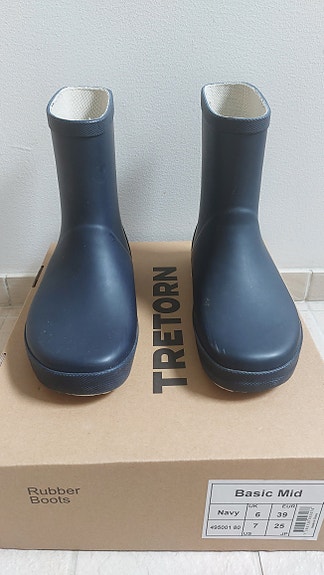 Tretorn Basic Mid -kumisaappaat, koko 39