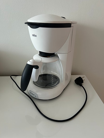 Braun valkoinen kahvinkeitin