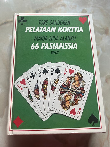Tore Sandgren / Maria-Liisa Alanko: Pelataan korttia – 66 pasianssia kirja