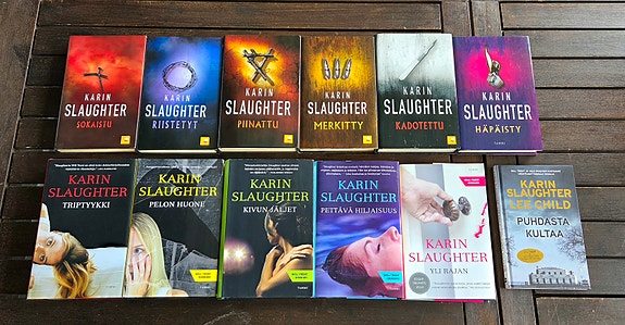 Karin Slaughter dekkaripaketti, 10 kirjaa