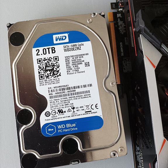 Kiintolevy WD Blue 2,0 TB 64 MB