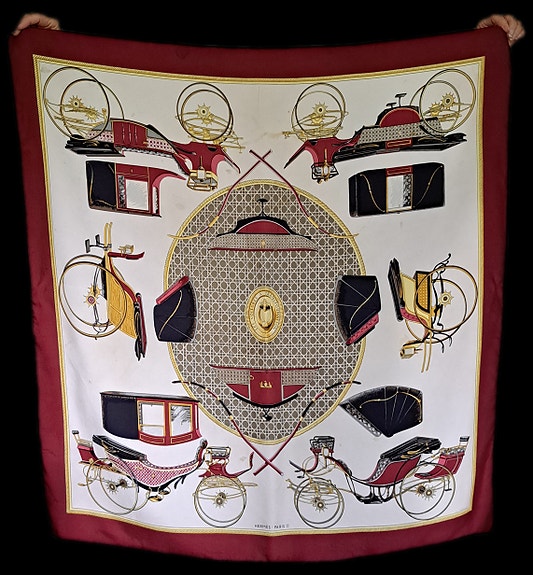 Silkkihuivi 100 % Hermes Pariisi