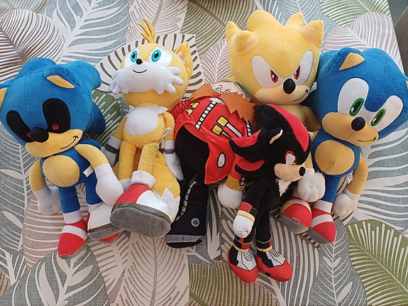 Sonic the Hedgehog pehmohahmot 6kpl