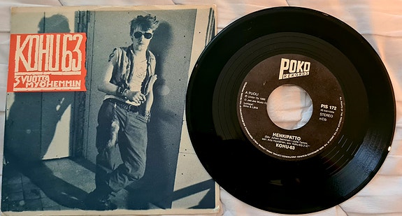 KOHU-63 - 3 Vuotta myöhemmin – 7" EP vuodelta 1986